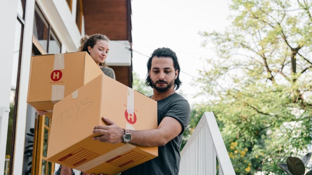 A family moving into a Kerrville Hill Country home
